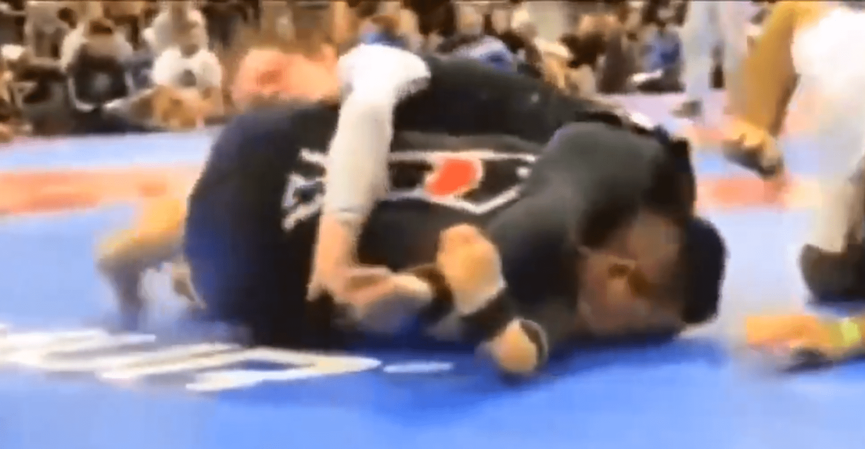 Headscissors KO in jiujitsu
