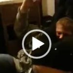 Girl Chokes out guy with headscissors