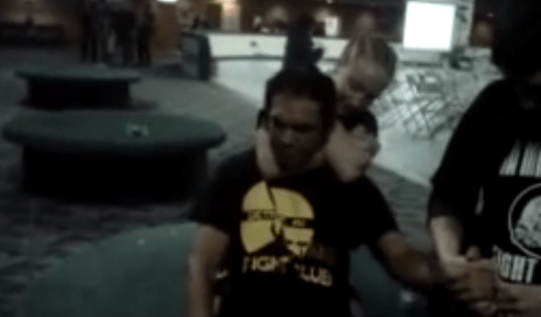 Girl chokes out a guy 2
