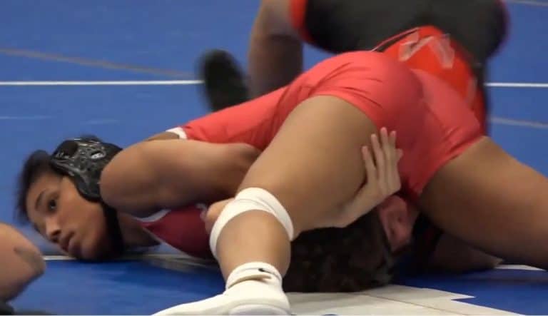 Girl Pins A Guy