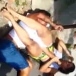 MMA Girl beat up guy