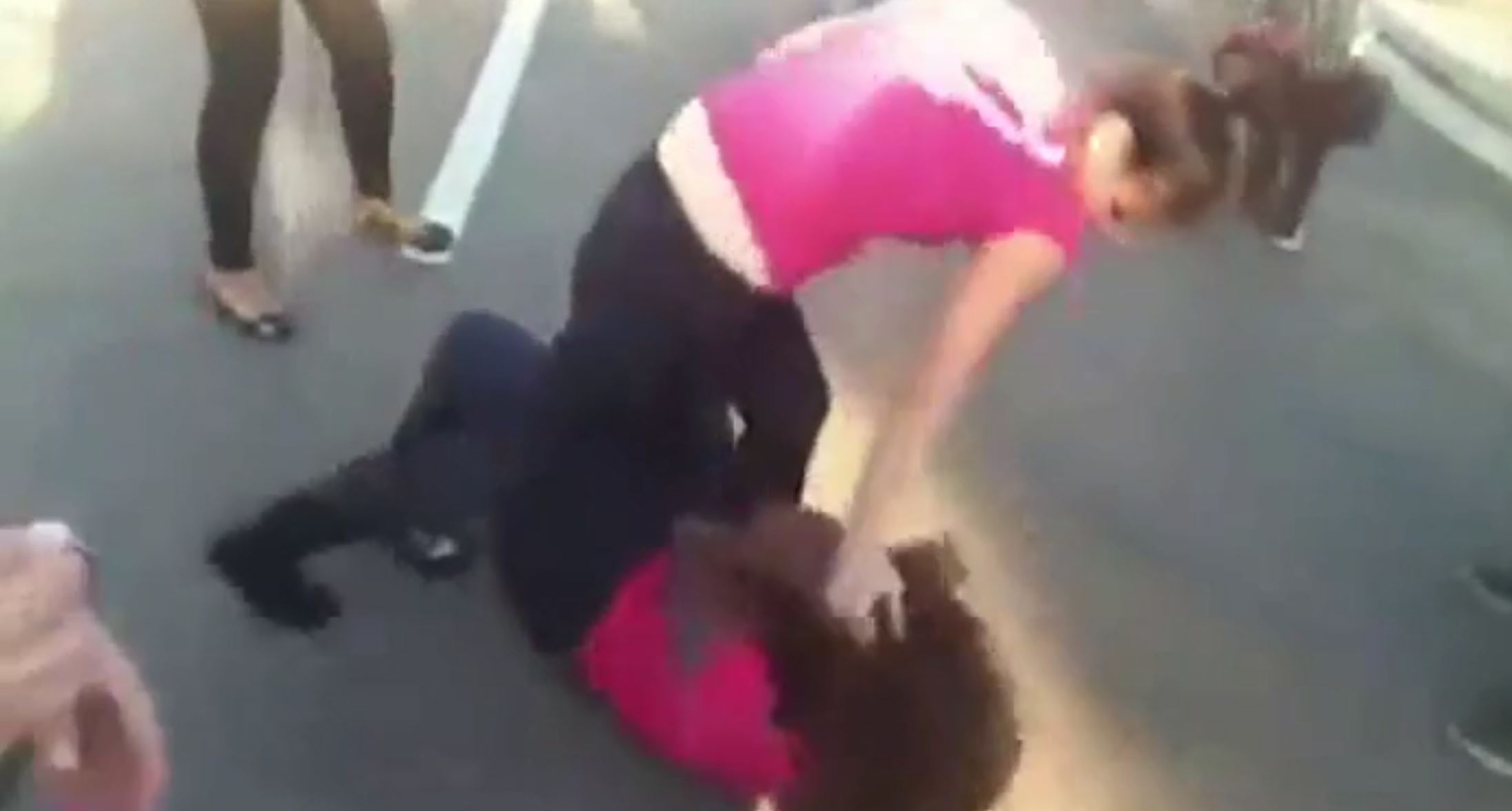 White Girl Beat Up Black Girl