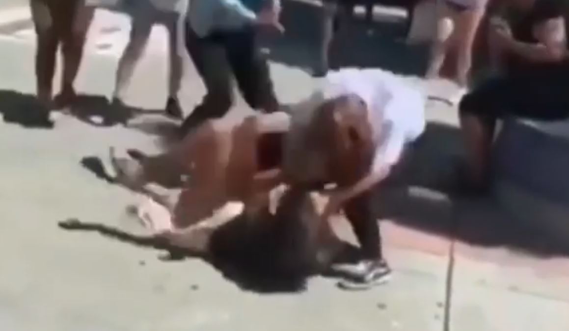 White Girl Beat Up Black Girl