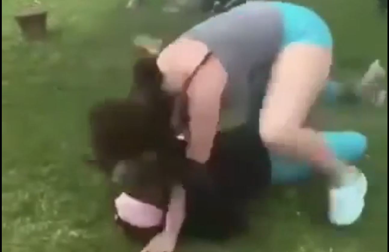 White Girl Beat Up Black Girl