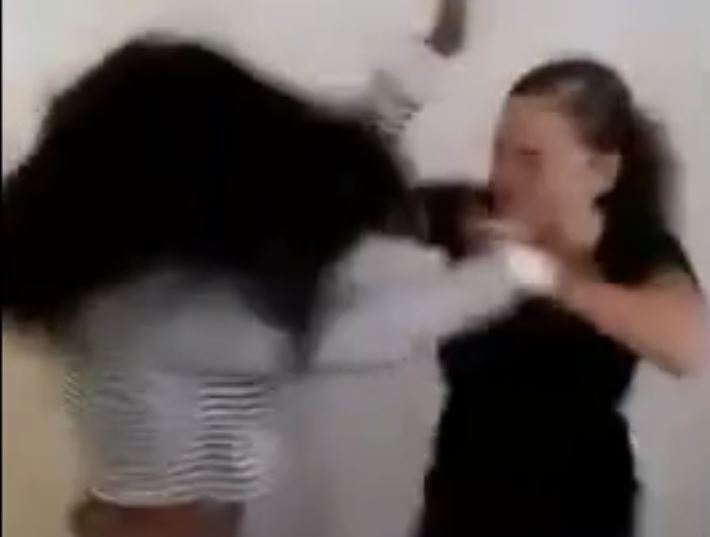 White Girl Beat Up Black Girl