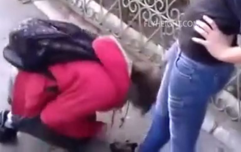 Forced to kiss feet – Girl gets bullied – Furies Room