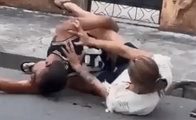 Man Vs Woman Street Fight 2