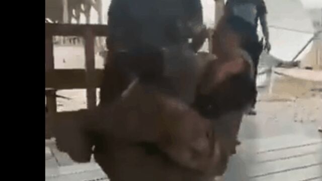 Army Girl taps out a guy — Man vs Woman MMA
