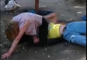 Man vs Woman wrestling