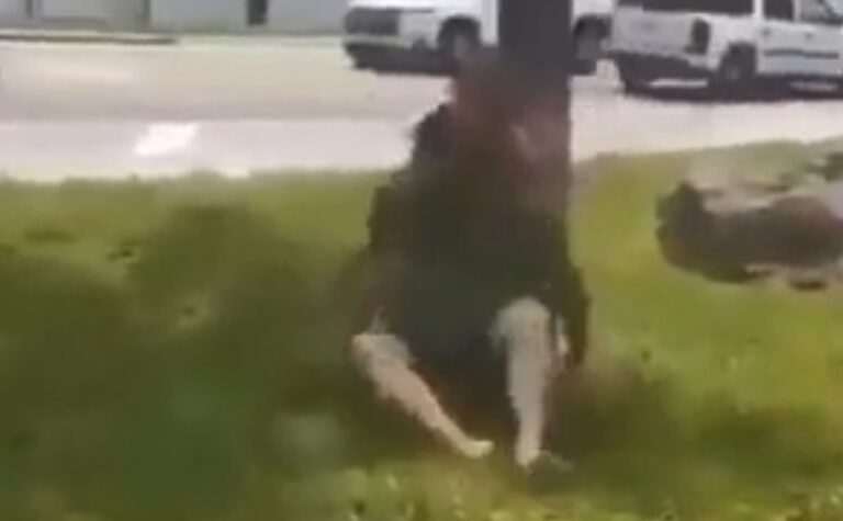 BJJ Girl Taps Out A Big Guy