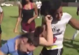 White Girl Vs Black Girl Fight