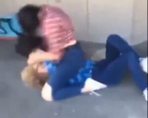Girl fight humiliation