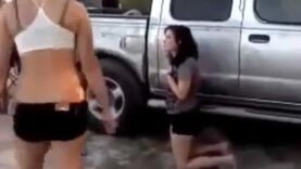 Forced to Apologize in Girl Fight