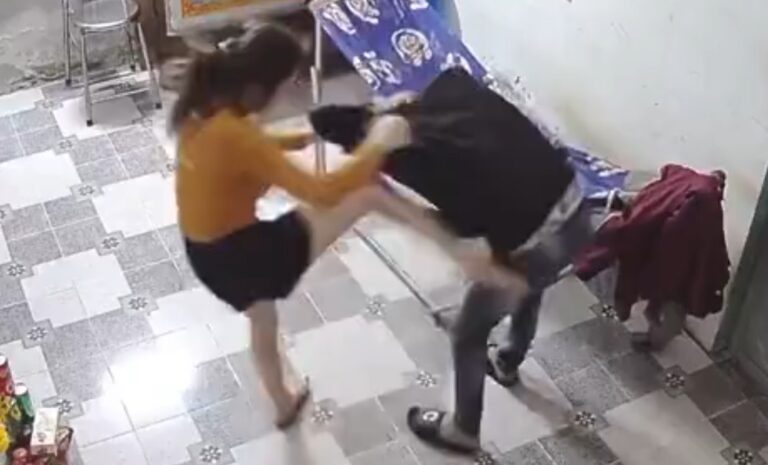 Wife Beat Up Husband in a Fight