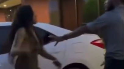 woman slaps a man
