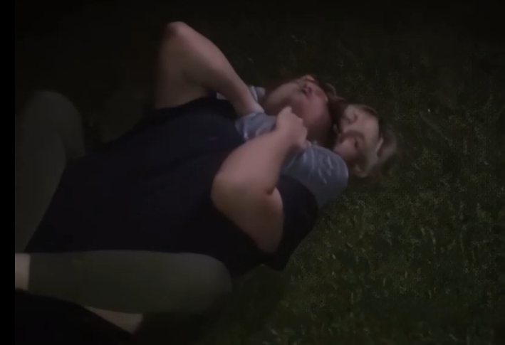 Jiujitsu Girl taps out a guy
