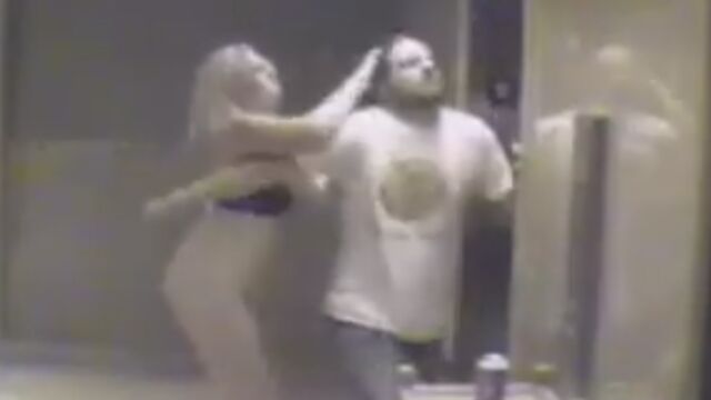 Woman vs man Fight