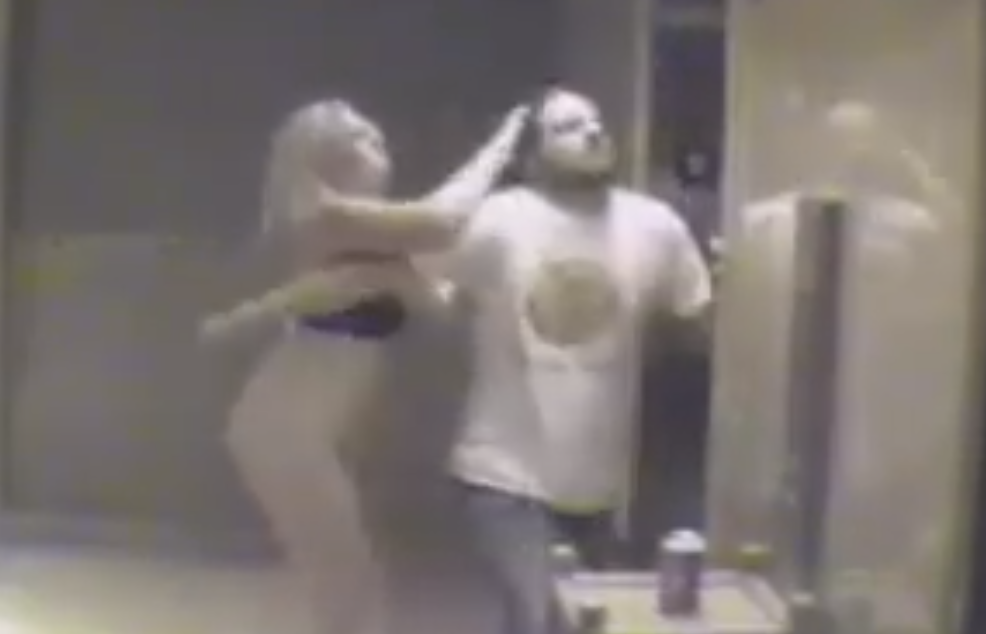 Woman vs man Fight