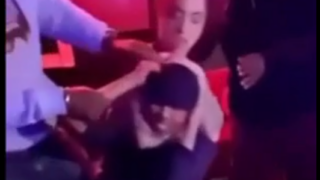 Choked Out In a Girl Fight at A Club