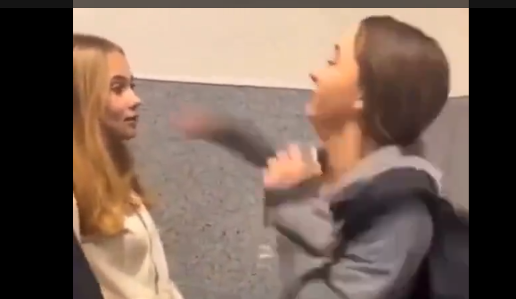 Girl Fight One Punch Knockout