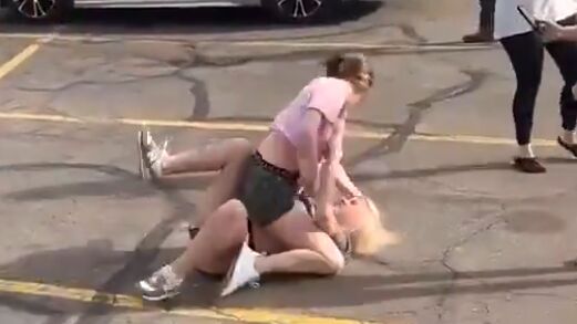 Girl Fight One Sided Beatdown