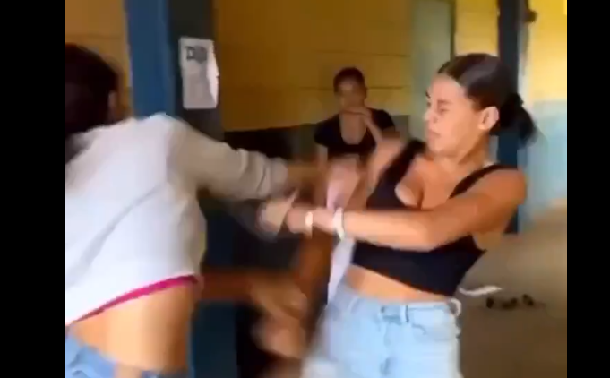 Girl Fight Hard Punches to the face