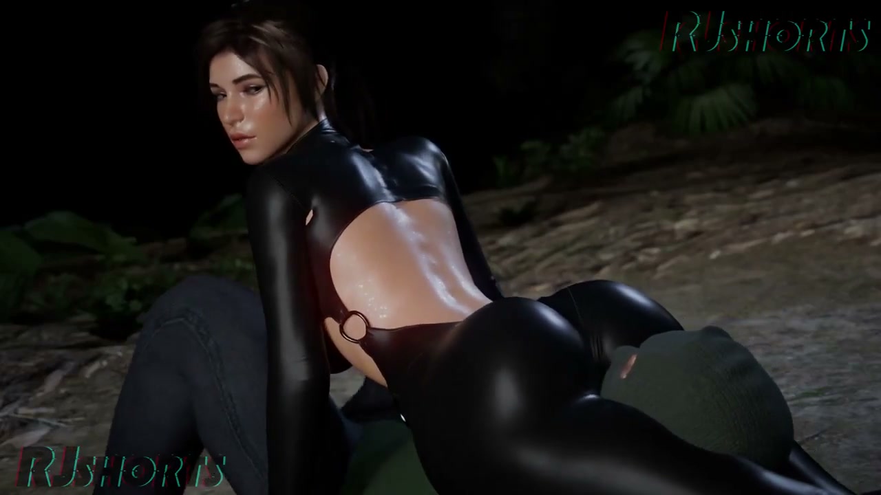 Lara Croft Reverse Headscissor (Cat Suit)
