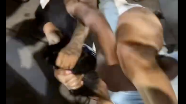 Street Fight Headscissors and Facesitting