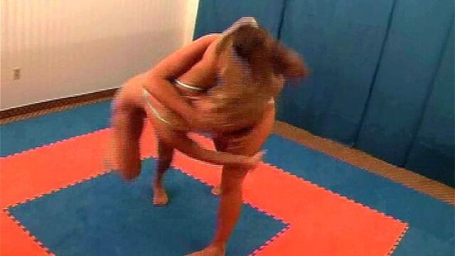 Girlfight on the Blue Mat